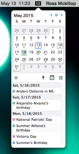 Calendar For Mac May